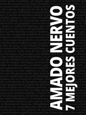 cover image of 7 mejores cuentos de Amado Nervo